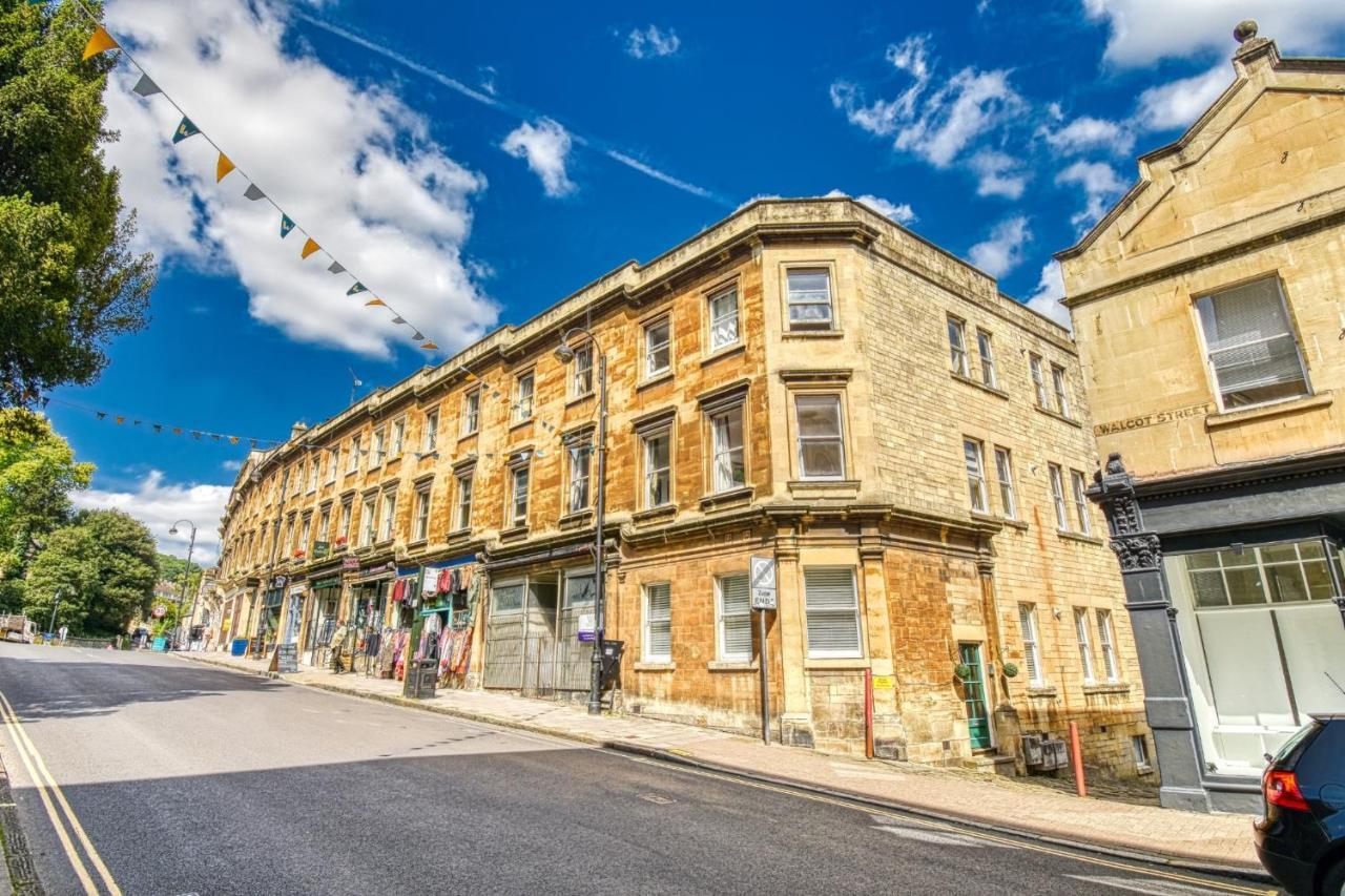 2 Bedroom Apartment In Bath City Centre With Garden & Free Parking Bagian luar foto